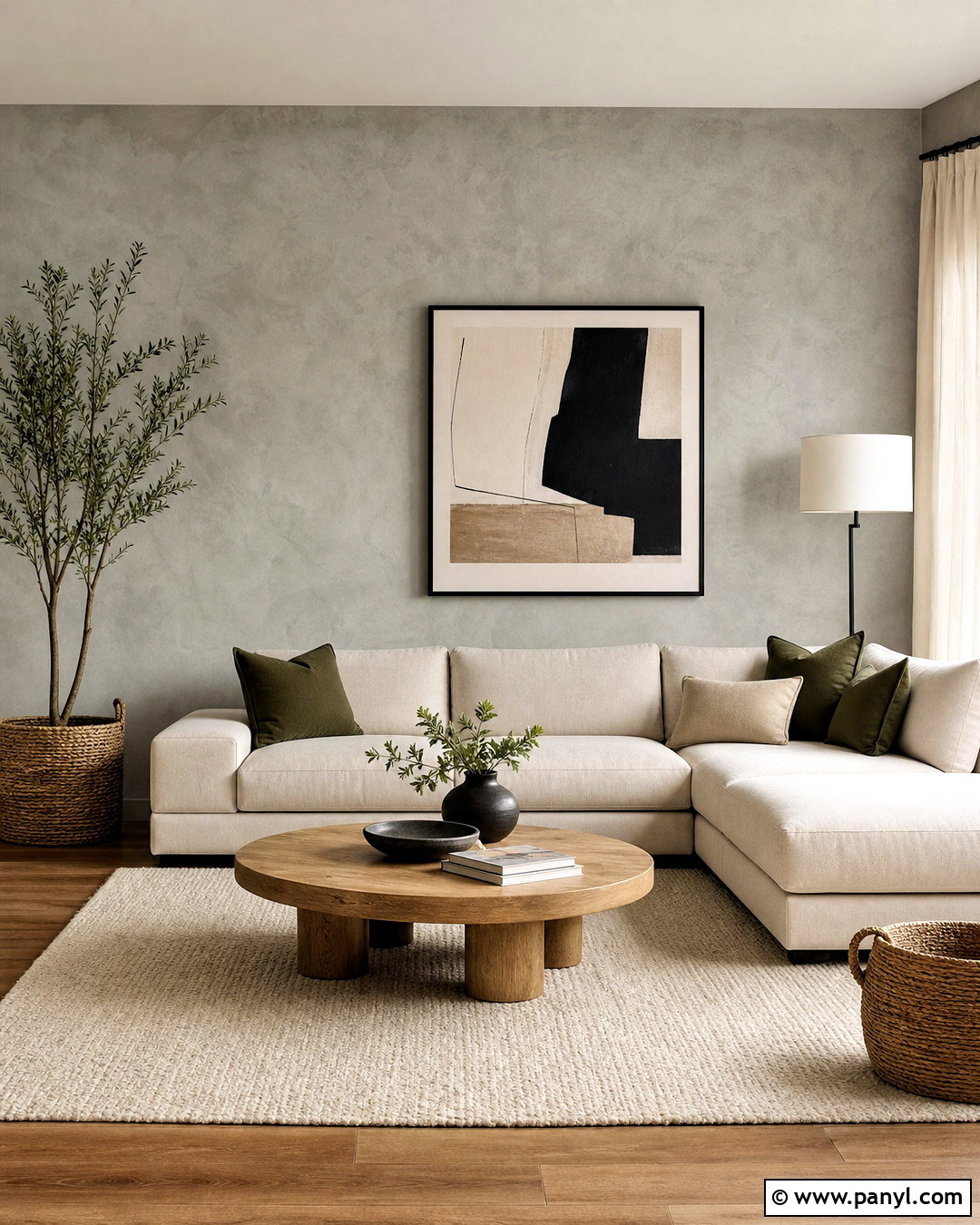 Grey Limewash Textured Wall - 20 grey textured wall ideas