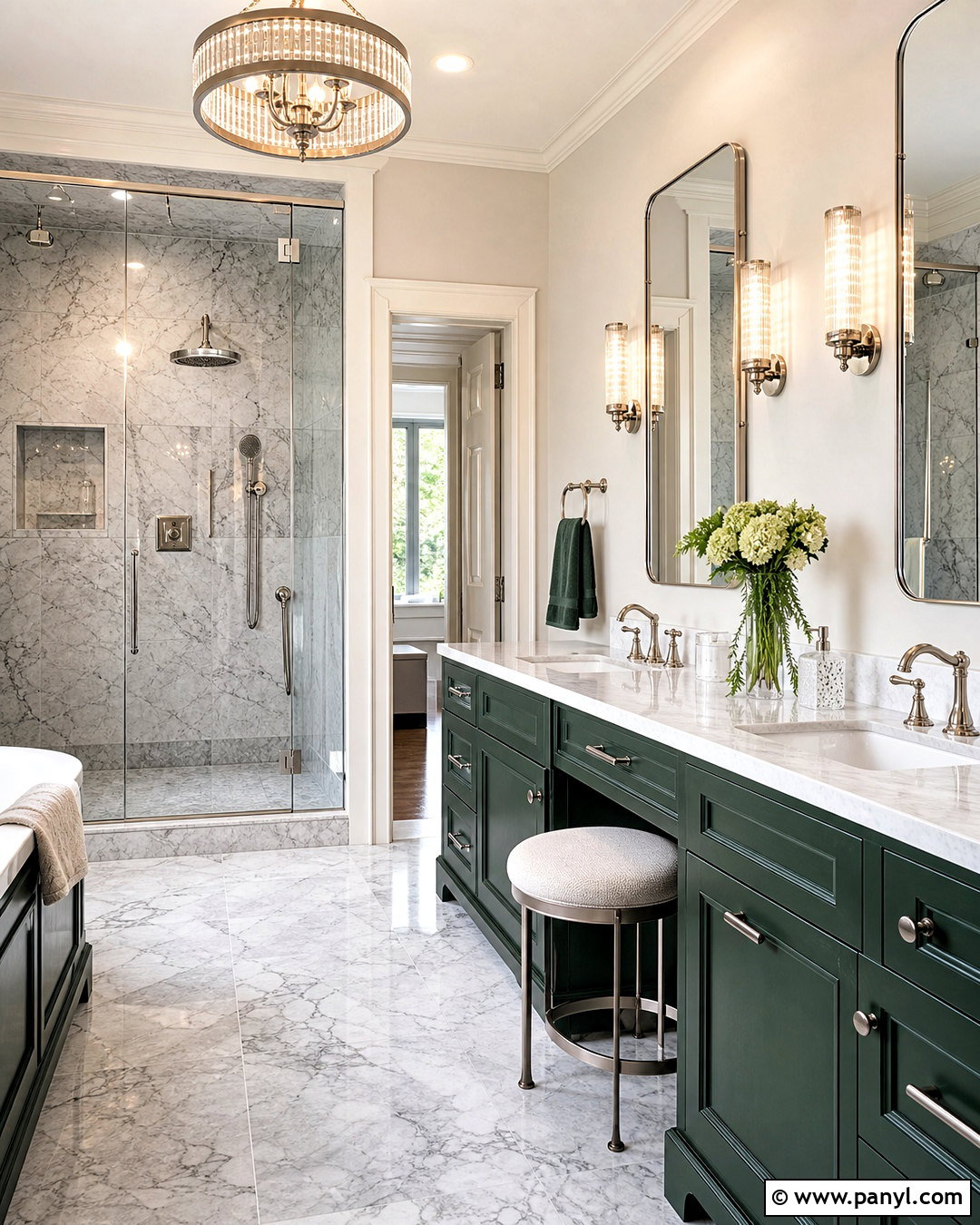 20 Grey and Green Bathroom Ideas for a Fresh Spa-Like Space