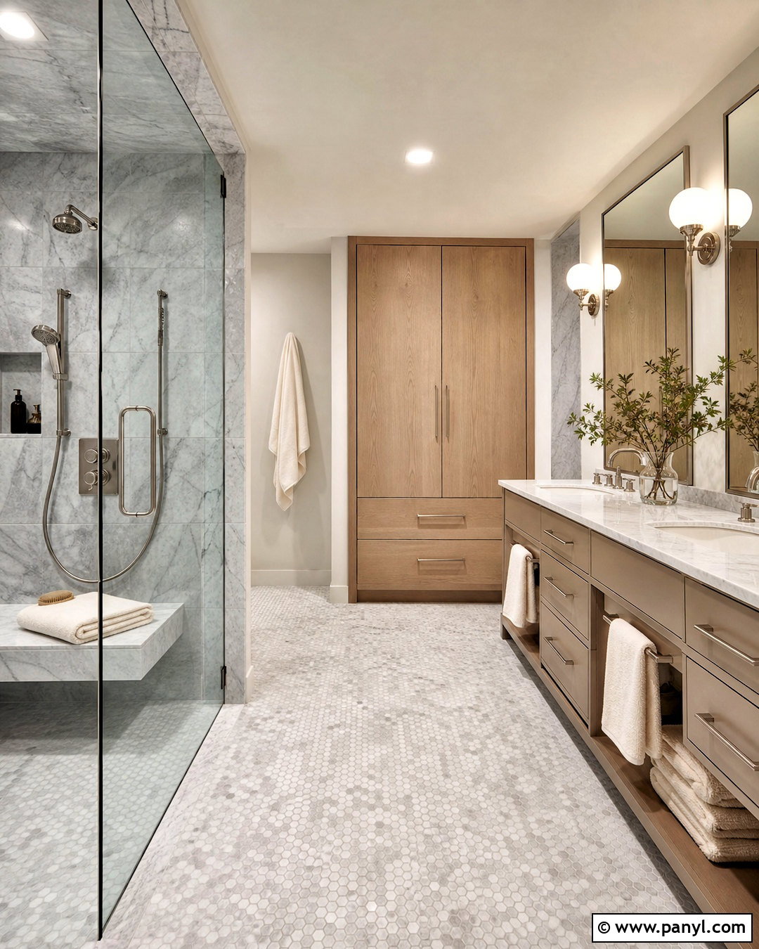 Grey Marble Restroom - 20 grey restroom ideas