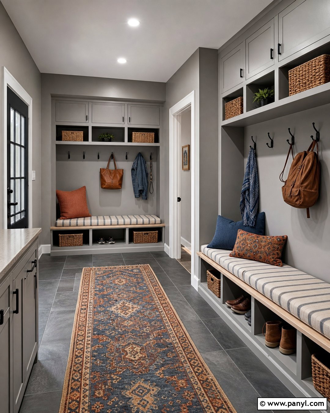 Grey Mudroom Walls - 50 grey wall ideas
