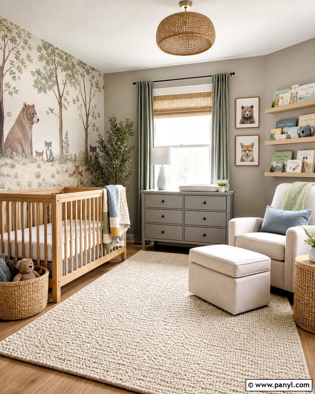 Grey Nursery - 20 grey home interiors