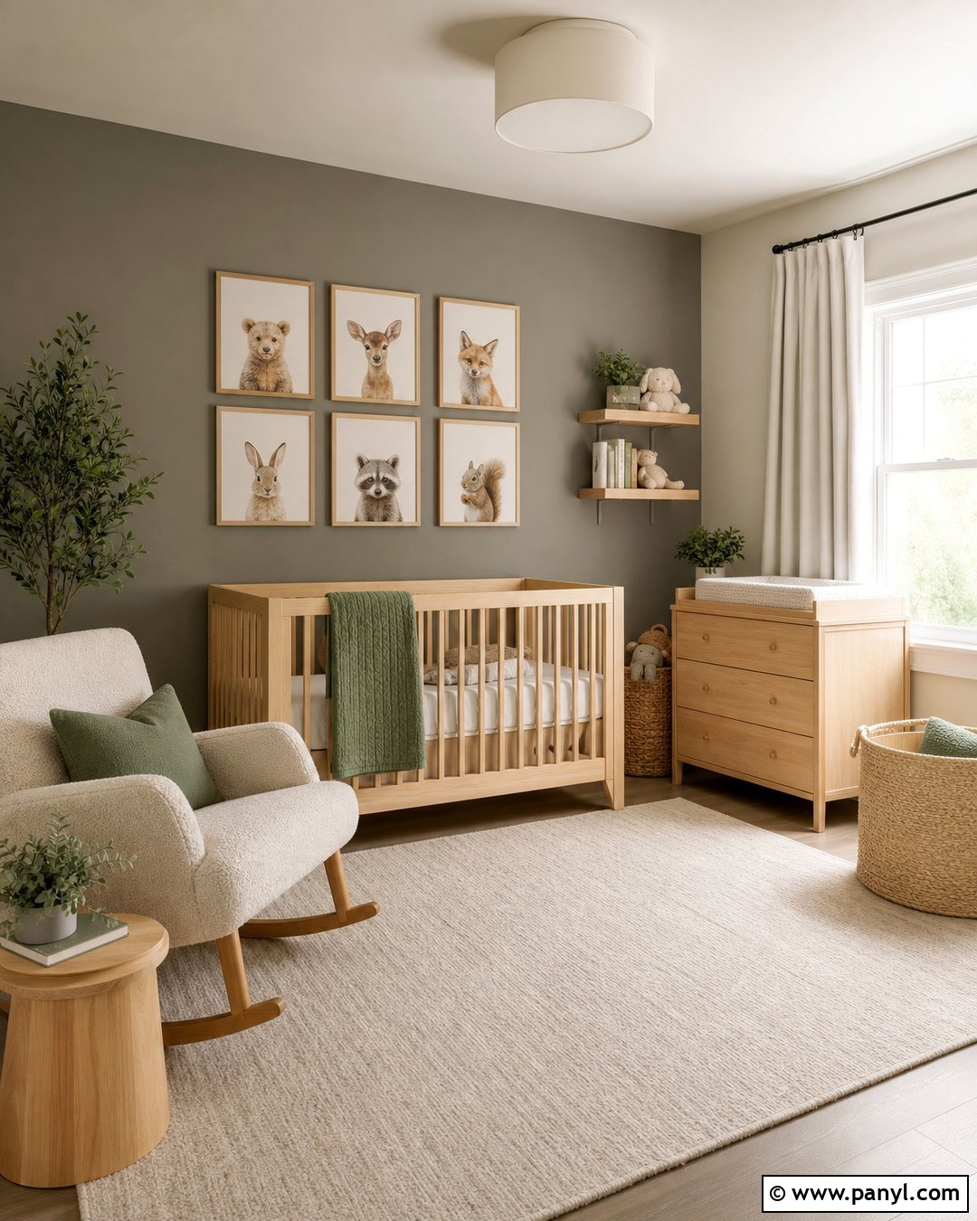 Grey Nursery Accent Wall - 35 grey accent wall ideas