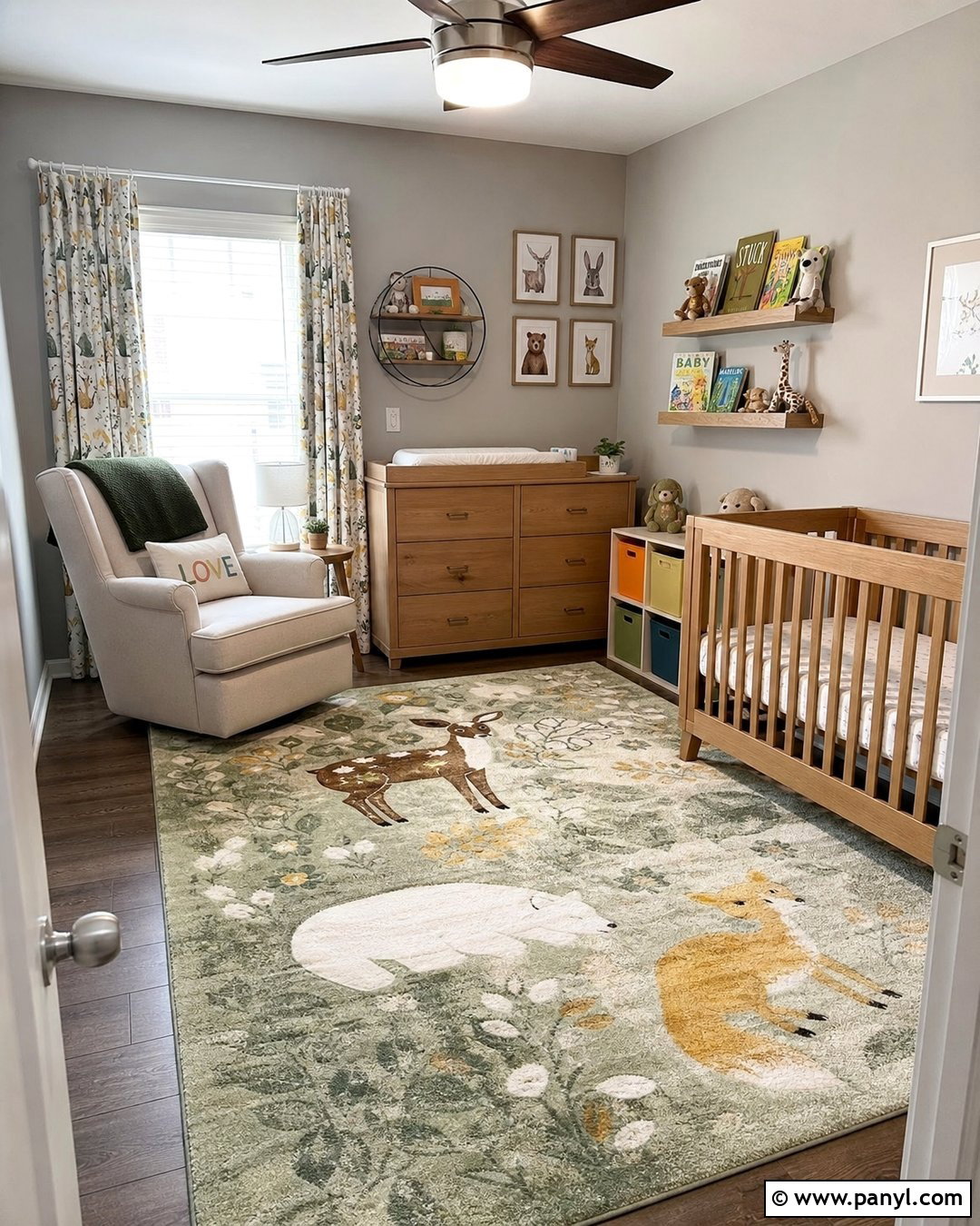 Grey Nursery Walls - 50 grey wall ideas