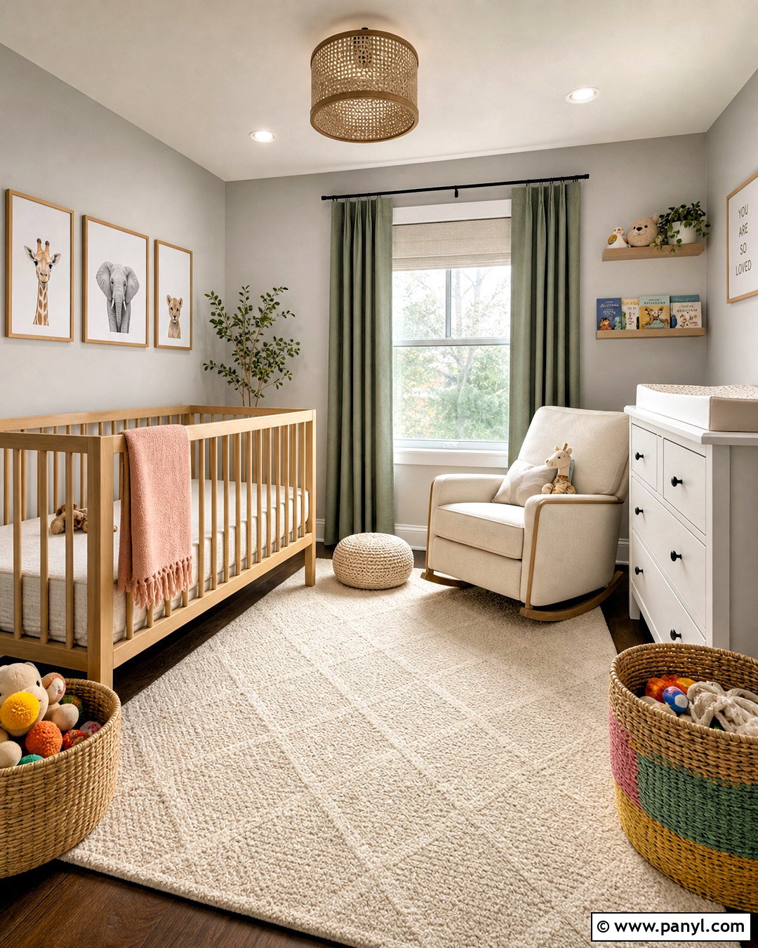 Grey Nursery - 20 grey color room ideas