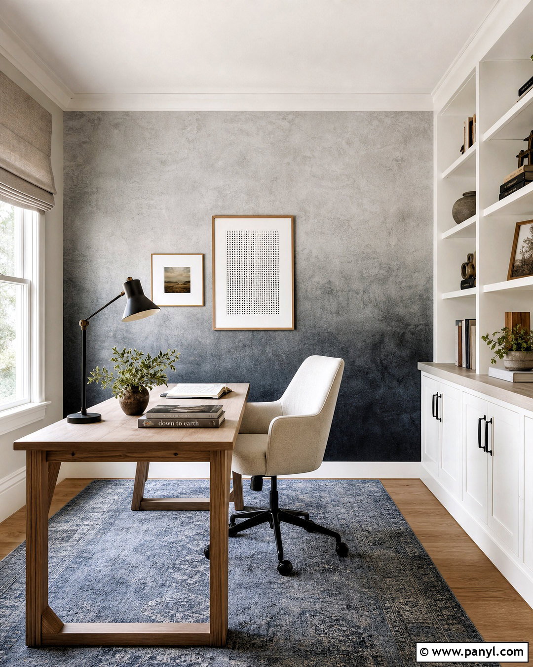 Grey Ombre Textured Wall - 20 grey textured wall ideas