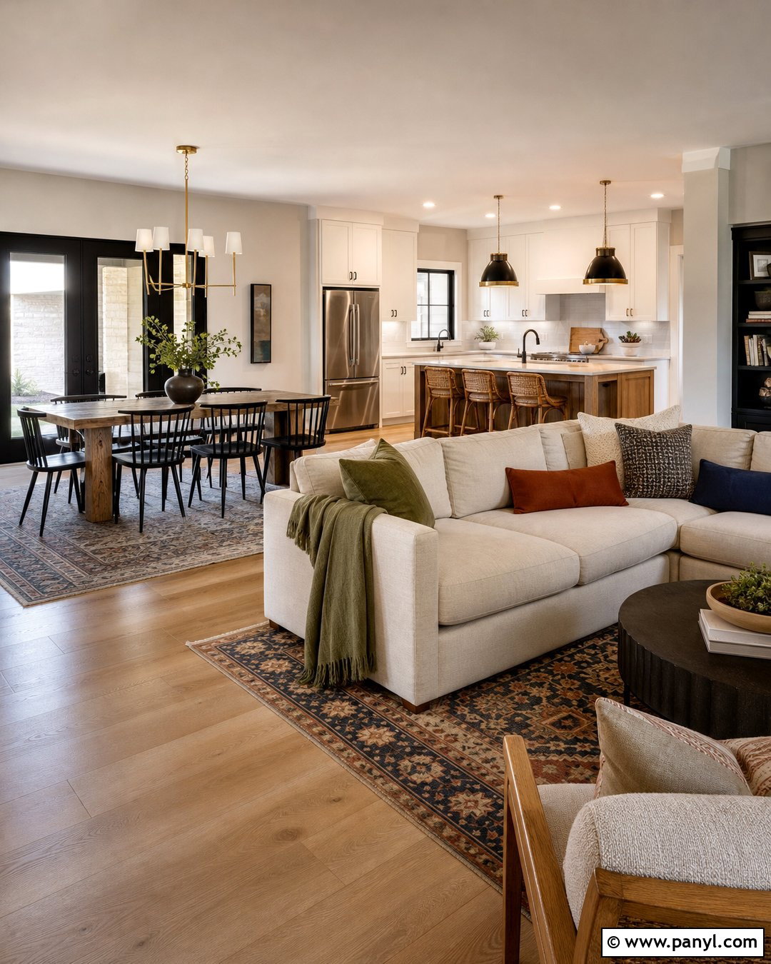 Grey Open Concept Walls - 50 grey wall ideas