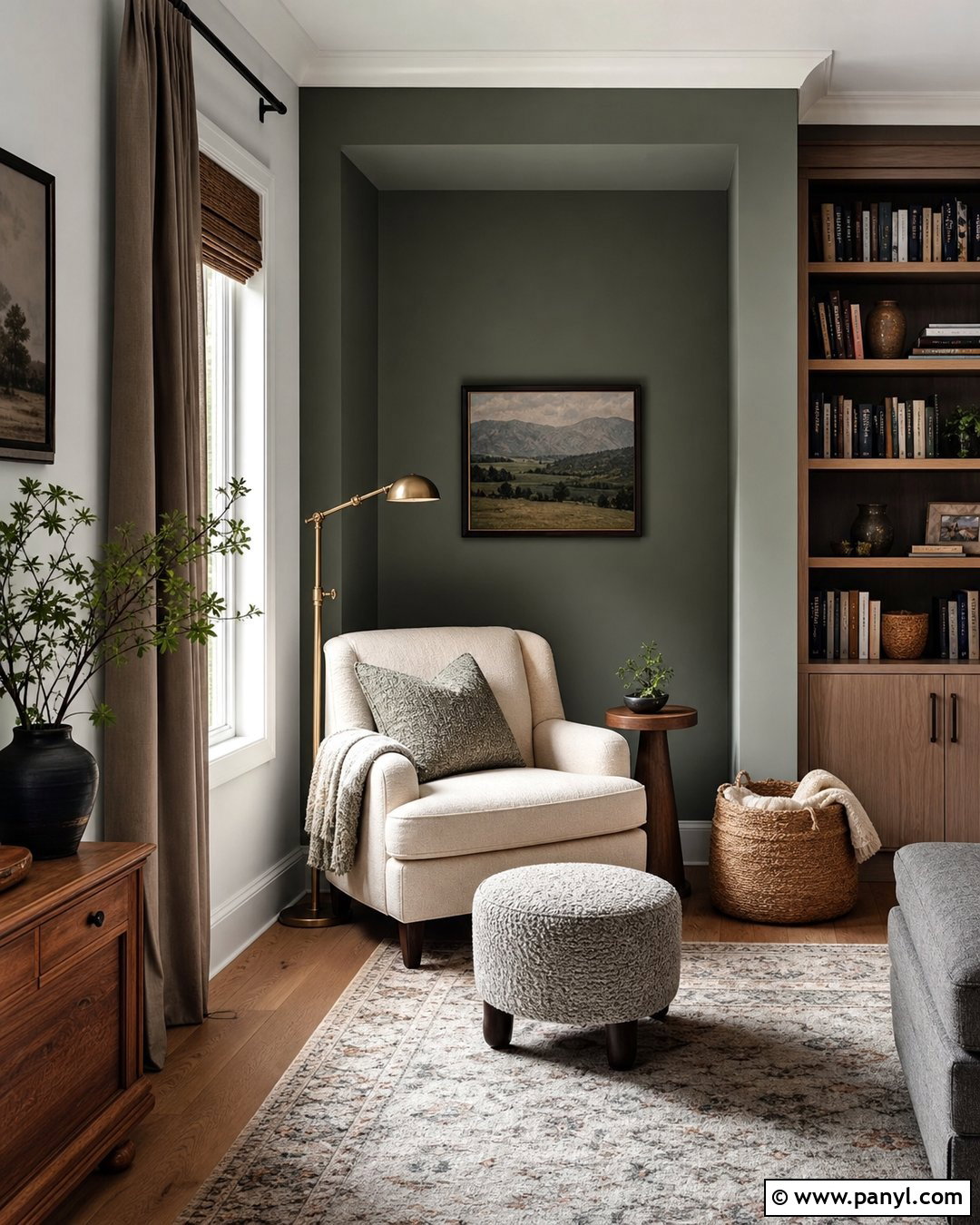 Grey Reading Nook Walls - 50 grey wall ideas