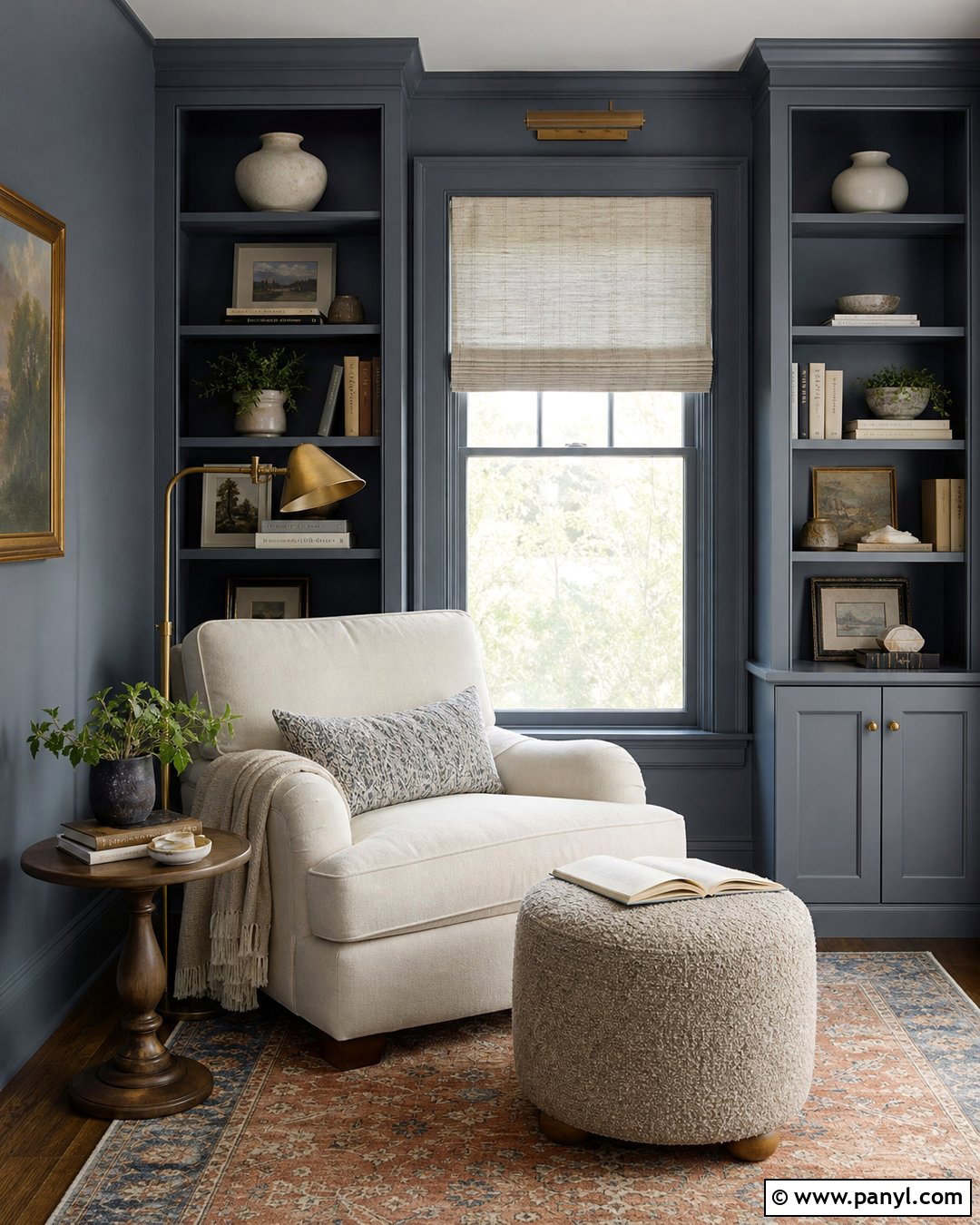 Grey Reading Nook Walls - 30 Grey Wall Paint Ideas