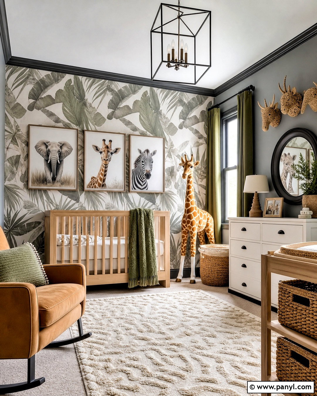 Grey Safari Nursery - 20 grey nursery ideas