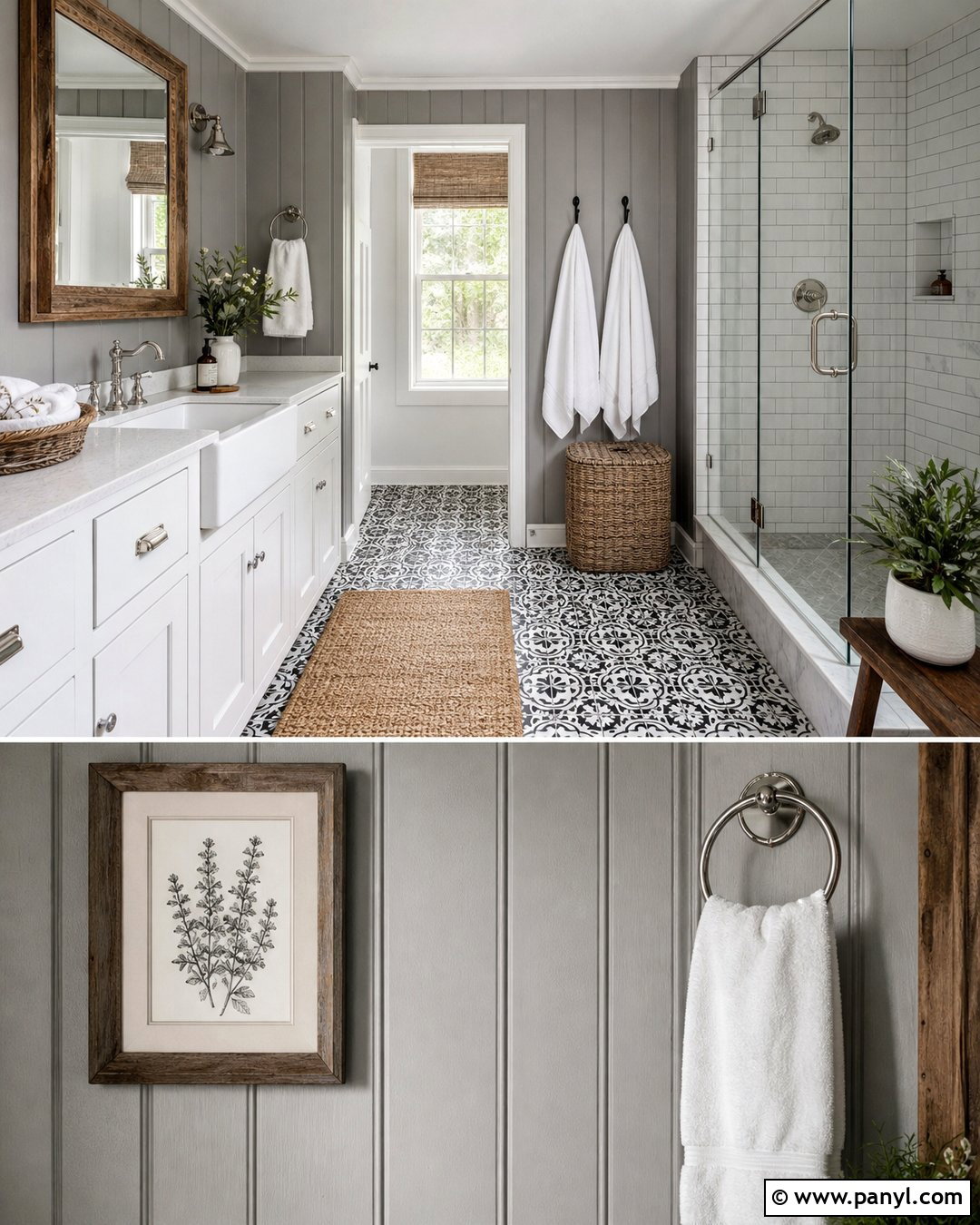 Grey Shiplap Bathroom Walls - 20 Grey For Bathroom Walls