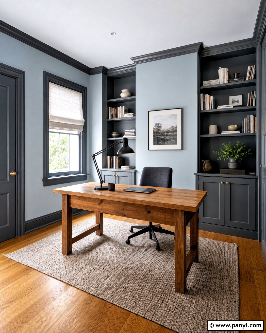 Grey Skirting Boards In A Home Office - 20 grey skirting boards