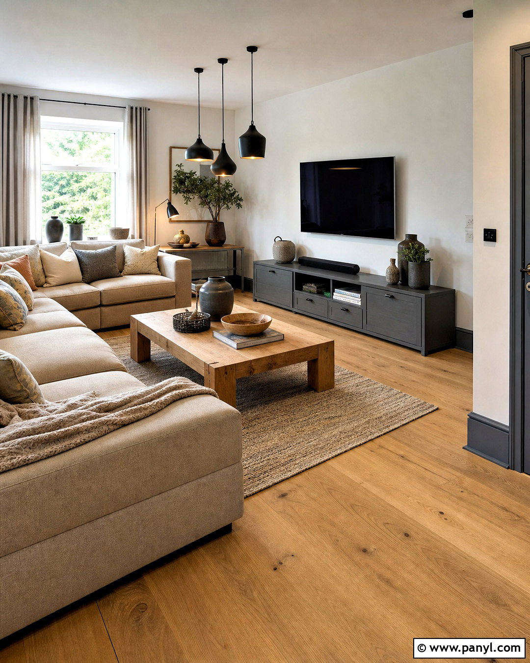 Grey Skirting Boards With Oak Flooring - 20 grey skirting boards
