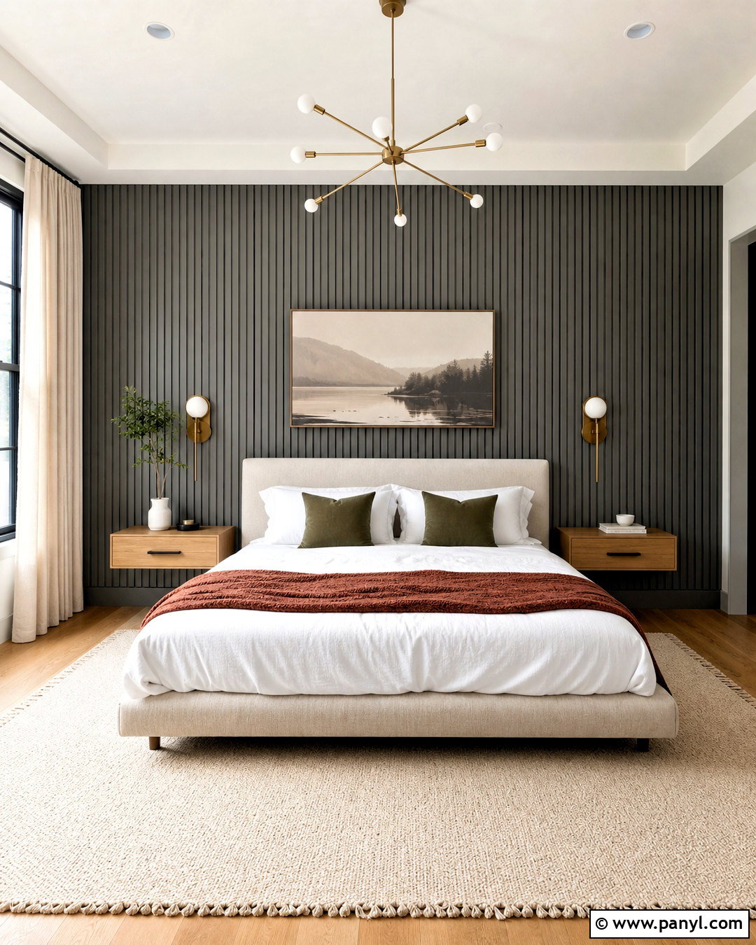 Grey Slatted Wood Wall - 20 grey textured wall ideas