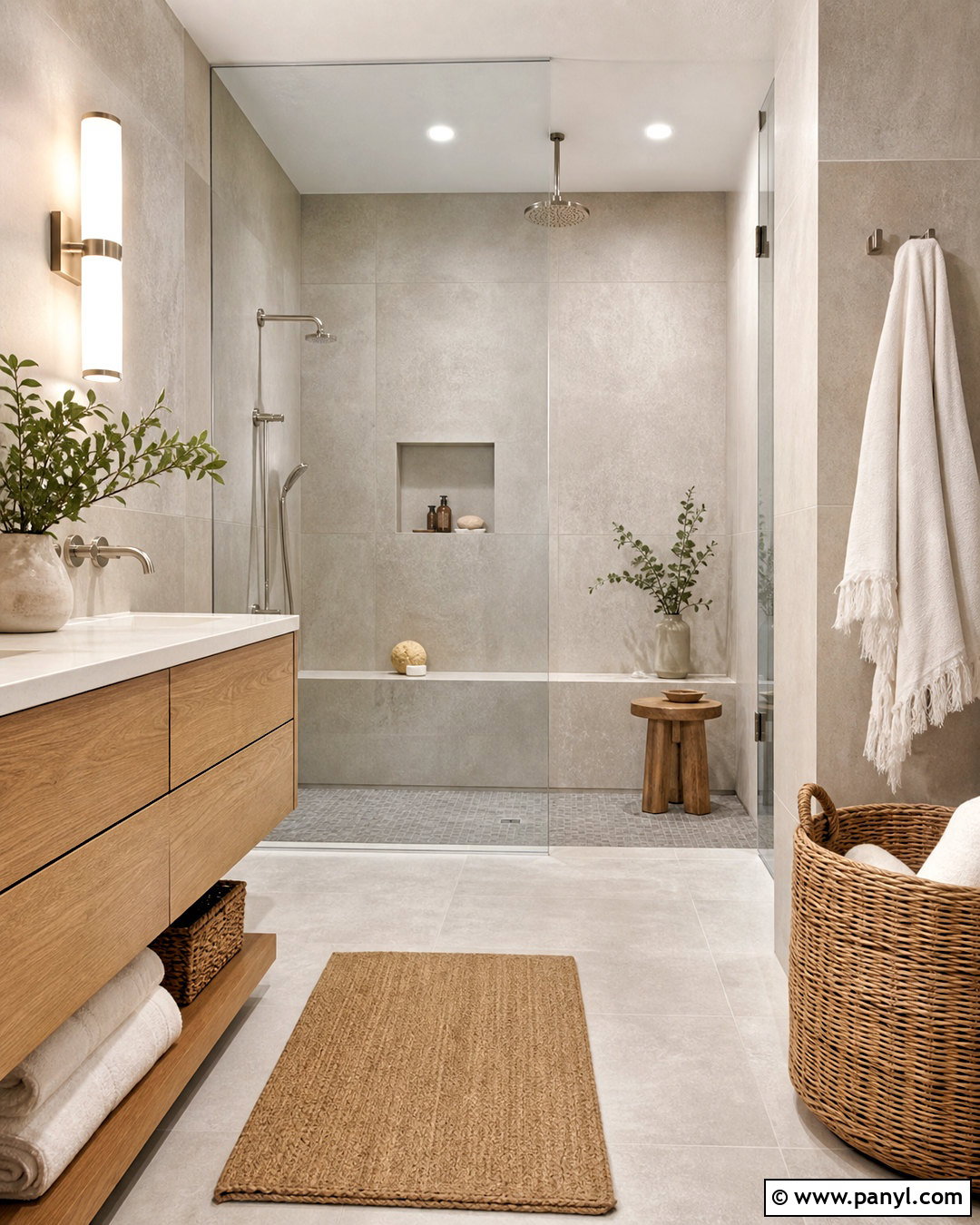Grey Spa Restroom - 20 grey restroom ideas