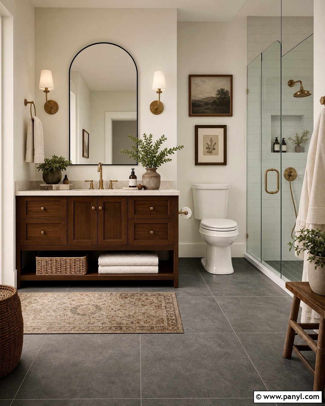 Grey Tiles With Cream Walls - 20 Grey Tiles What Colour Walls