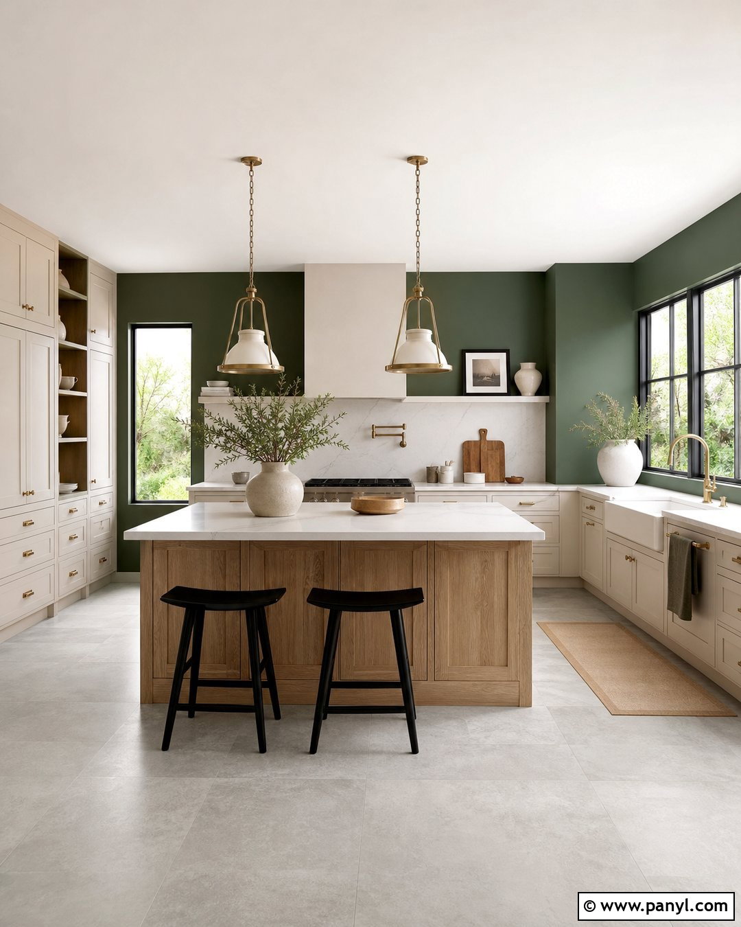 Grey Tiles With Forest Green Walls - 20 Grey Tiles What Colour Walls