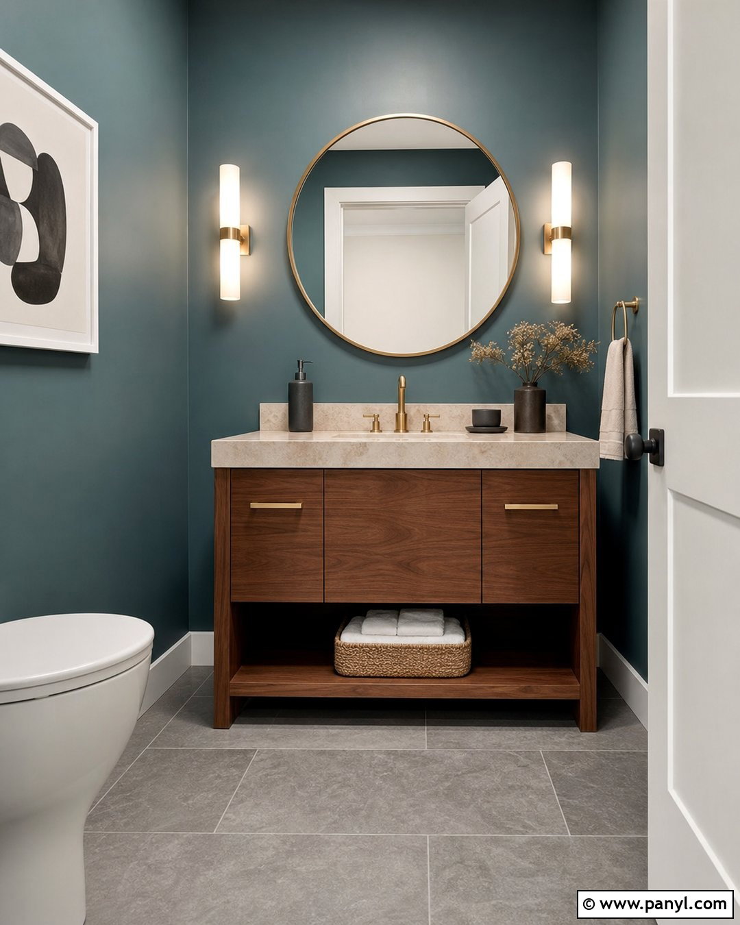 Grey Tiles With Teal Walls - 20 Grey Tiles What Colour Walls