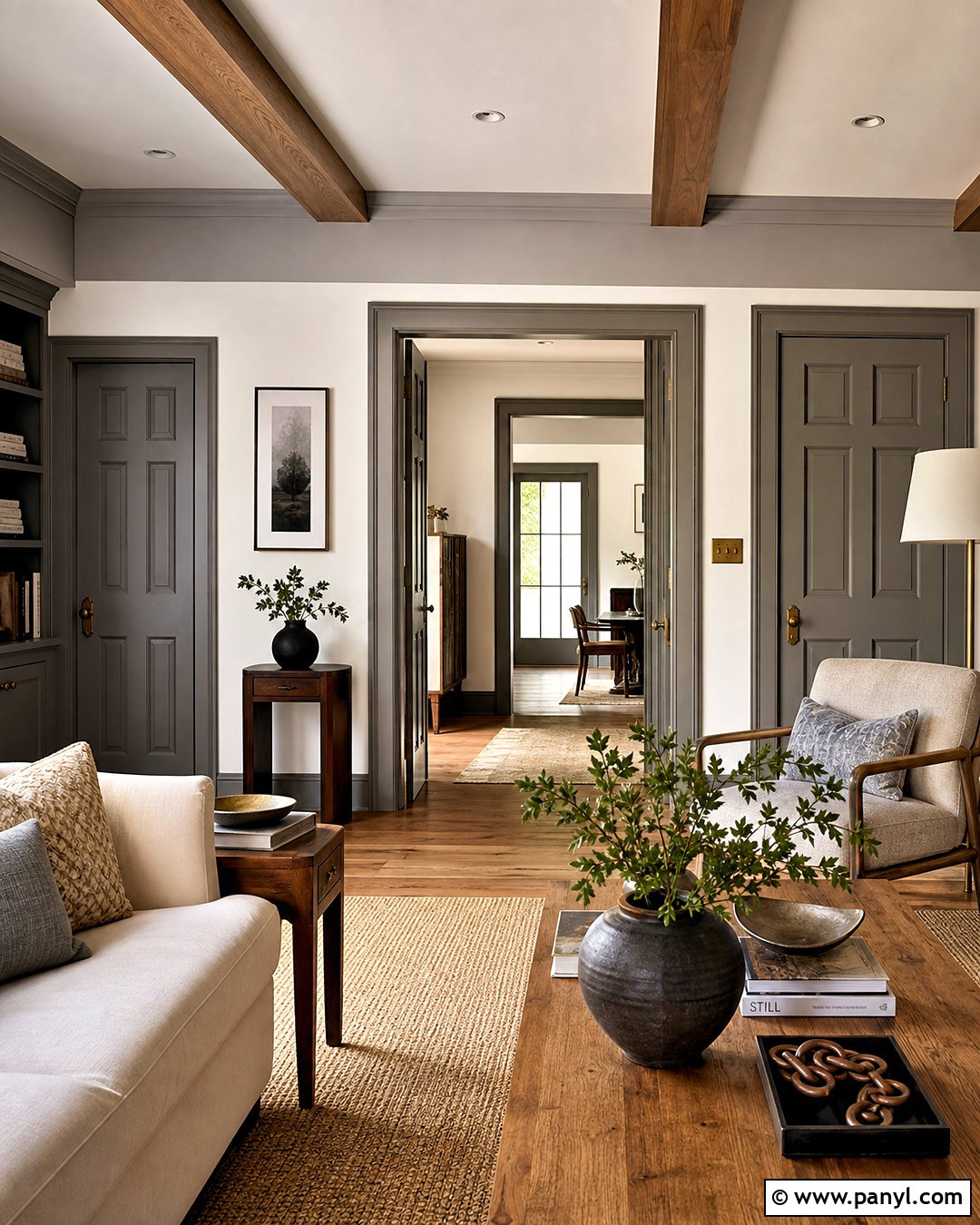 20 Grey Trimming White Walls Ideas for a Crisp, Modern Home