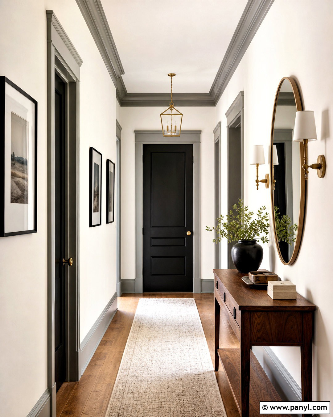 Grey Trim With Black Interior Doors - 20 grey trim interior ideas