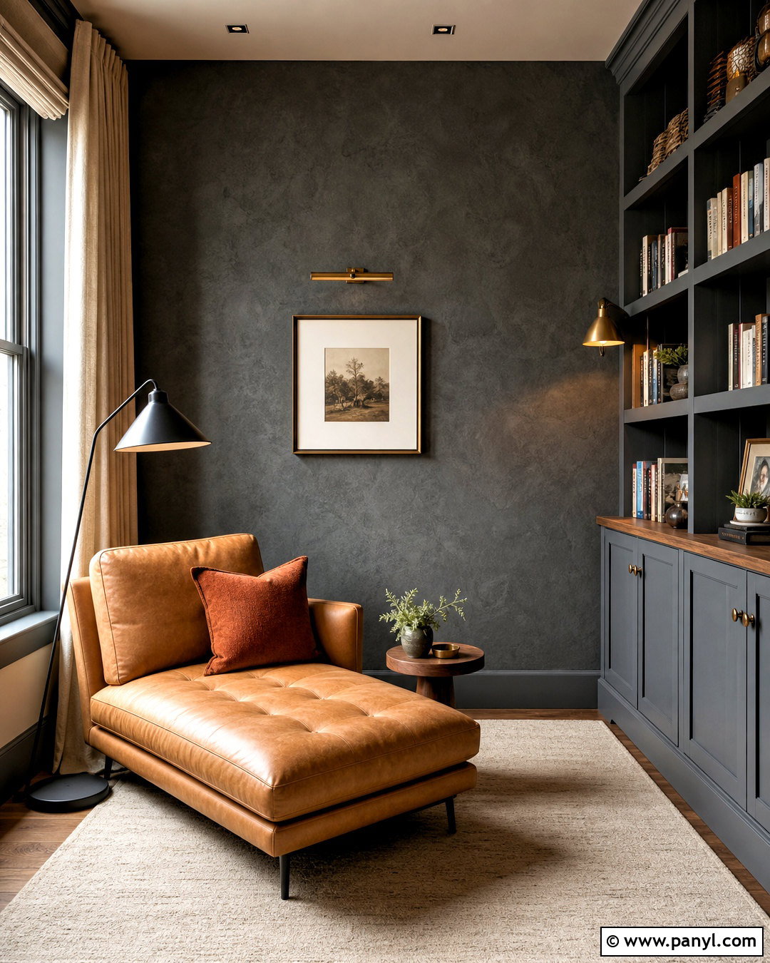 Grey Trowel Textured Wall - 20 grey textured wall ideas