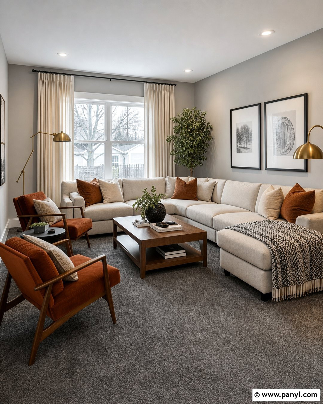 Grey Walls And Carpet Living Room - 25 Grey Walls And Carpet Ideas