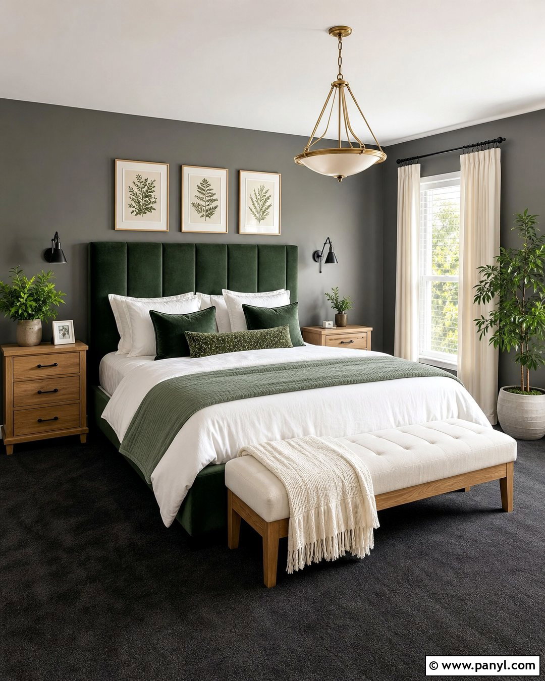 Grey Walls Black Carpet Green Bedroom - 20 Grey Walls Black Carpet Ideas