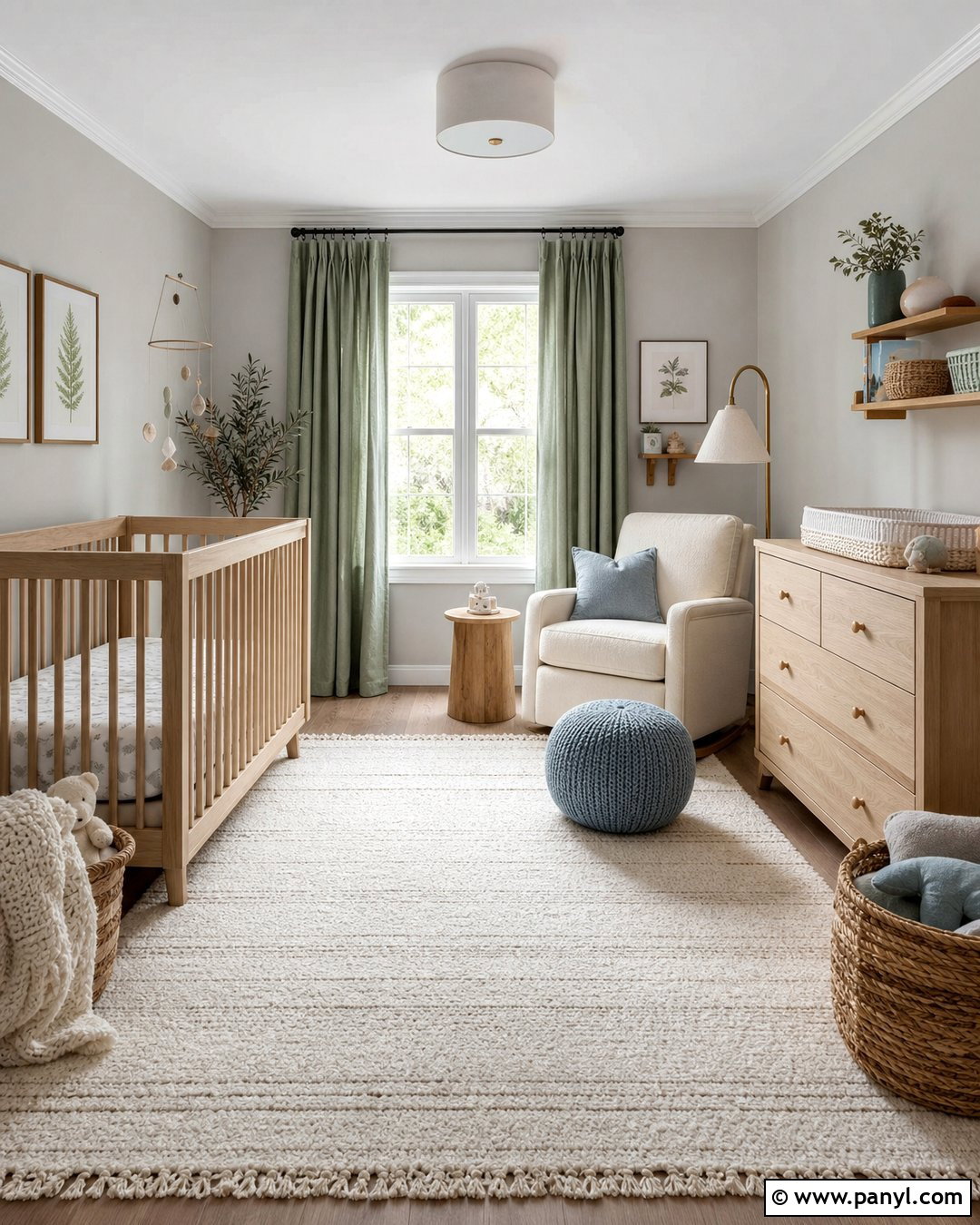 Grey Walls In A Nursery - 50 grey walls