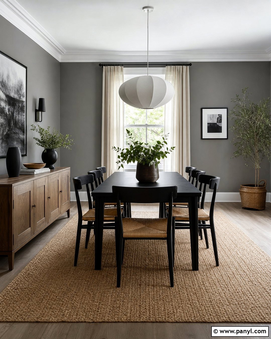 Grey Walls With Black Furniture - 50 grey walls