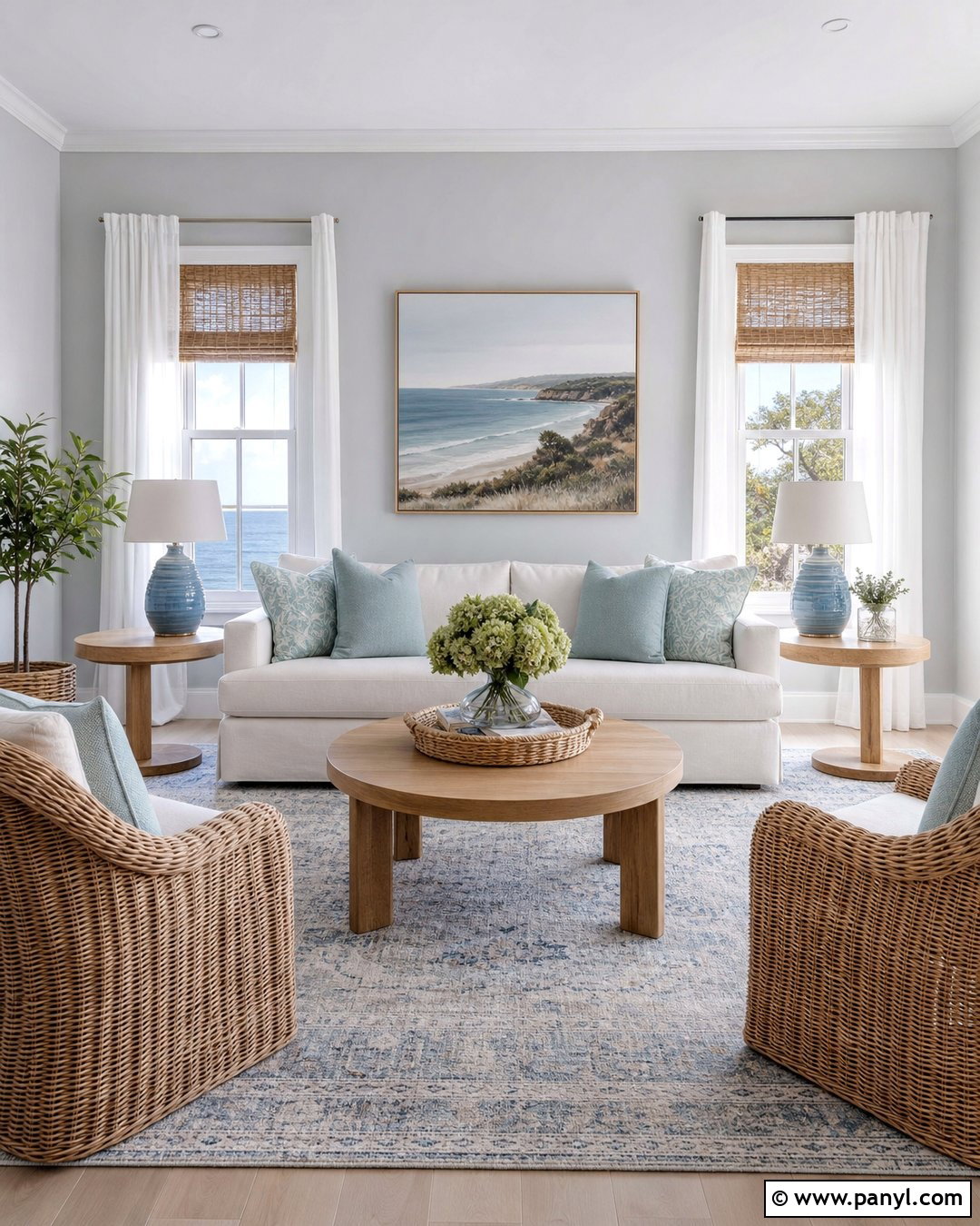 Grey Walls With Coastal Decor - 50 grey walls