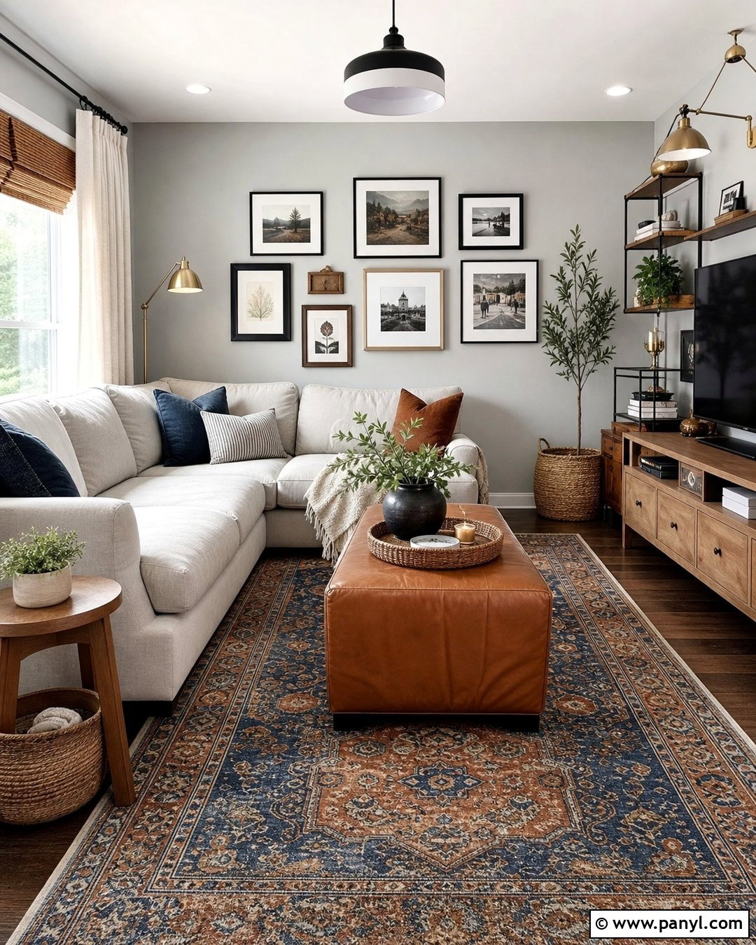 Grey Walls With Gallery Wall Decor - 50 grey walls