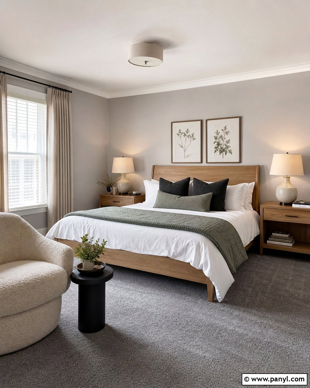 Grey Walls With Plush Grey Carpet - 25 Grey Walls And Carpet Ideas