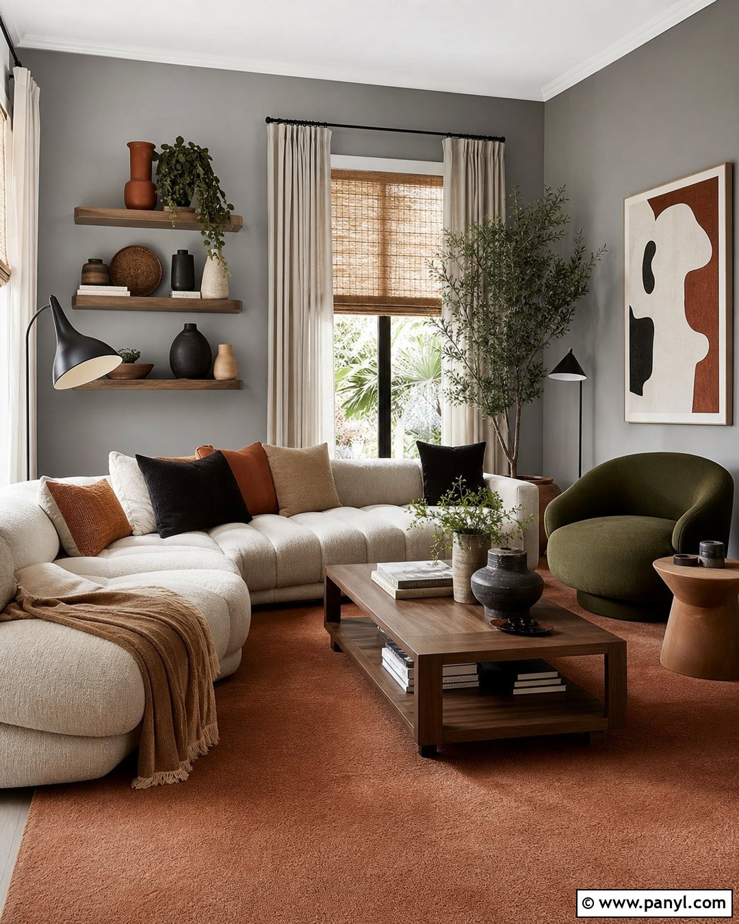 Grey Walls With Terracotta Carpet - 25 Grey Walls And Carpet Ideas