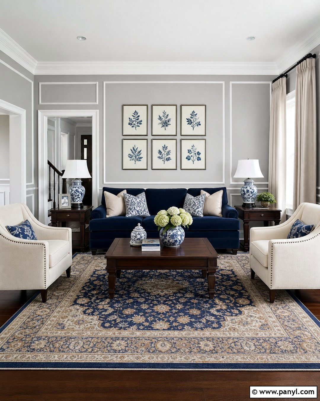 Grey Walls With White Trim - 50 grey walls