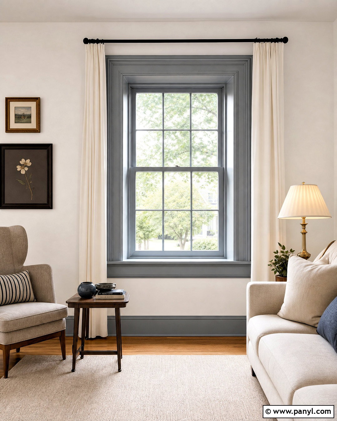 Grey Window Trim With White Walls - 20 grey trimming white walls