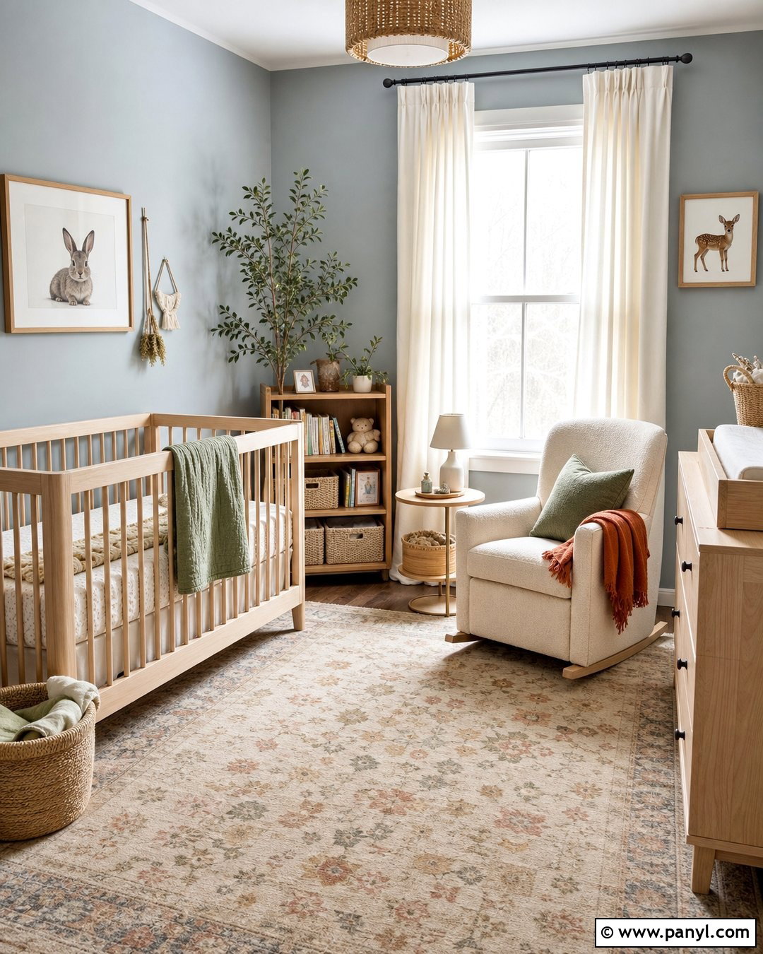 Greyish Blue Nursery Walls - 20 Greyish Blue Wall Ideas