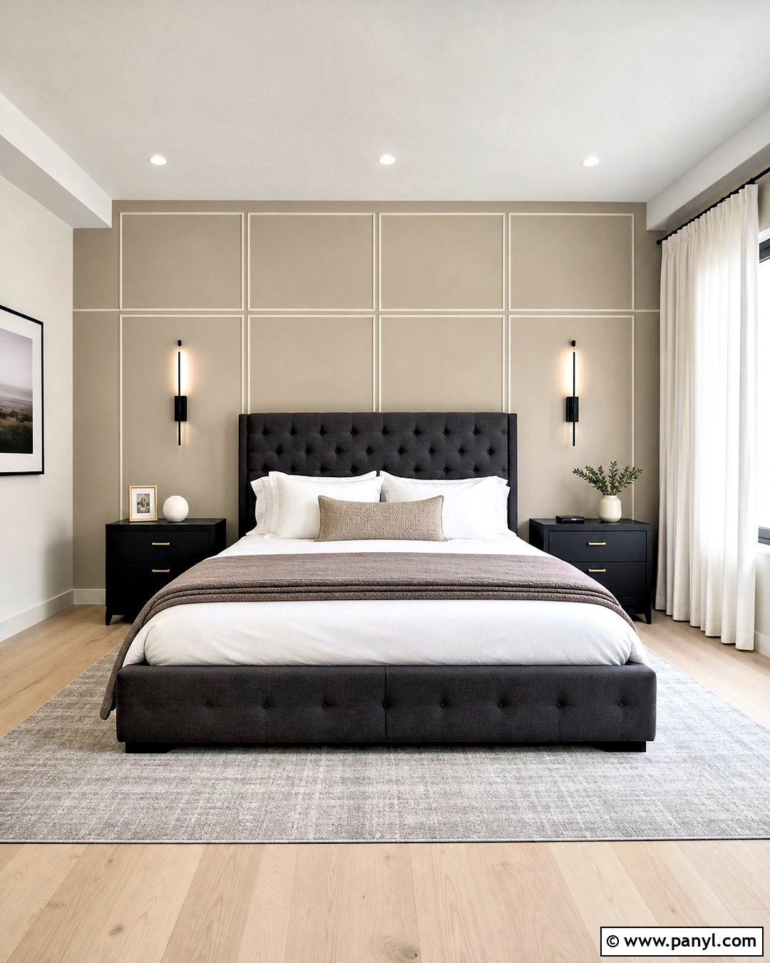 Grid Bedroom Wall Paint Pattern - 20 wall paint patterns bedroom ideas