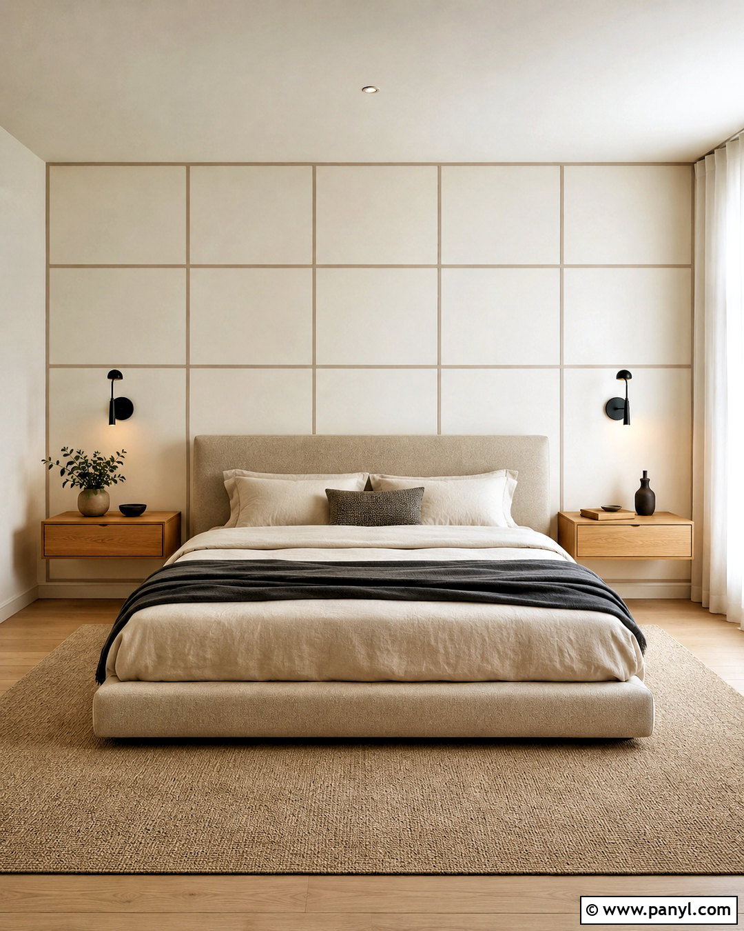 Grid Pattern Wall Painting - 20 pattern wall painting ideas