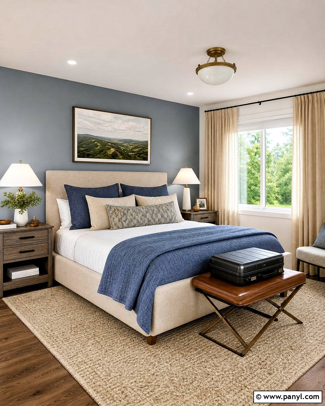 20 Light Blue Accent Wall Bedroom Ideas for a Calm, Cozy Retreat