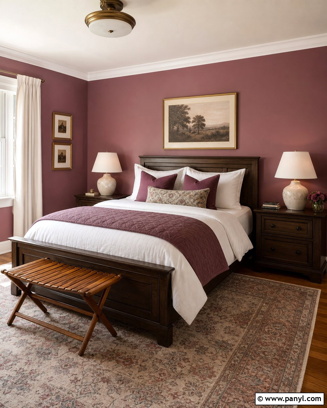Guest Bedroom Mauve Accent Wall - 30 Mauve Accent Wall Ideas