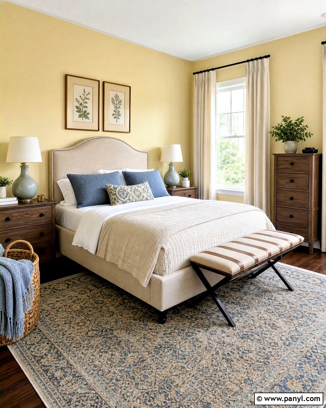 Guest Bedroom With Pale Yellow Walls - 20 pale yellow bedroom walls