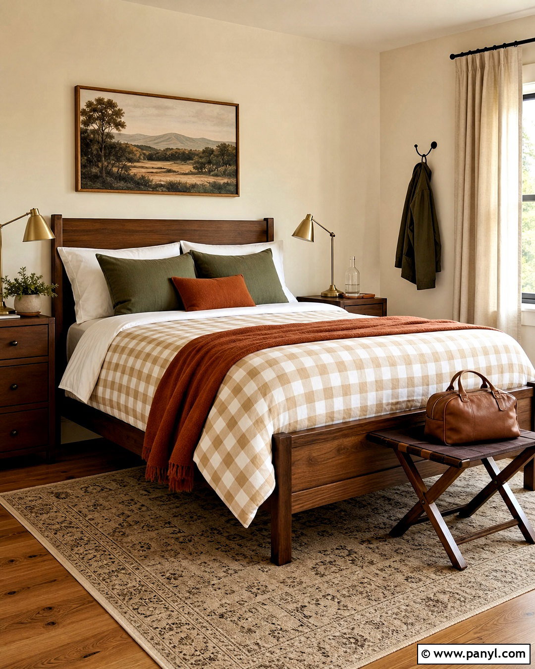 Guest Room Gingham Bedding - 20 gingham bedding ideas
