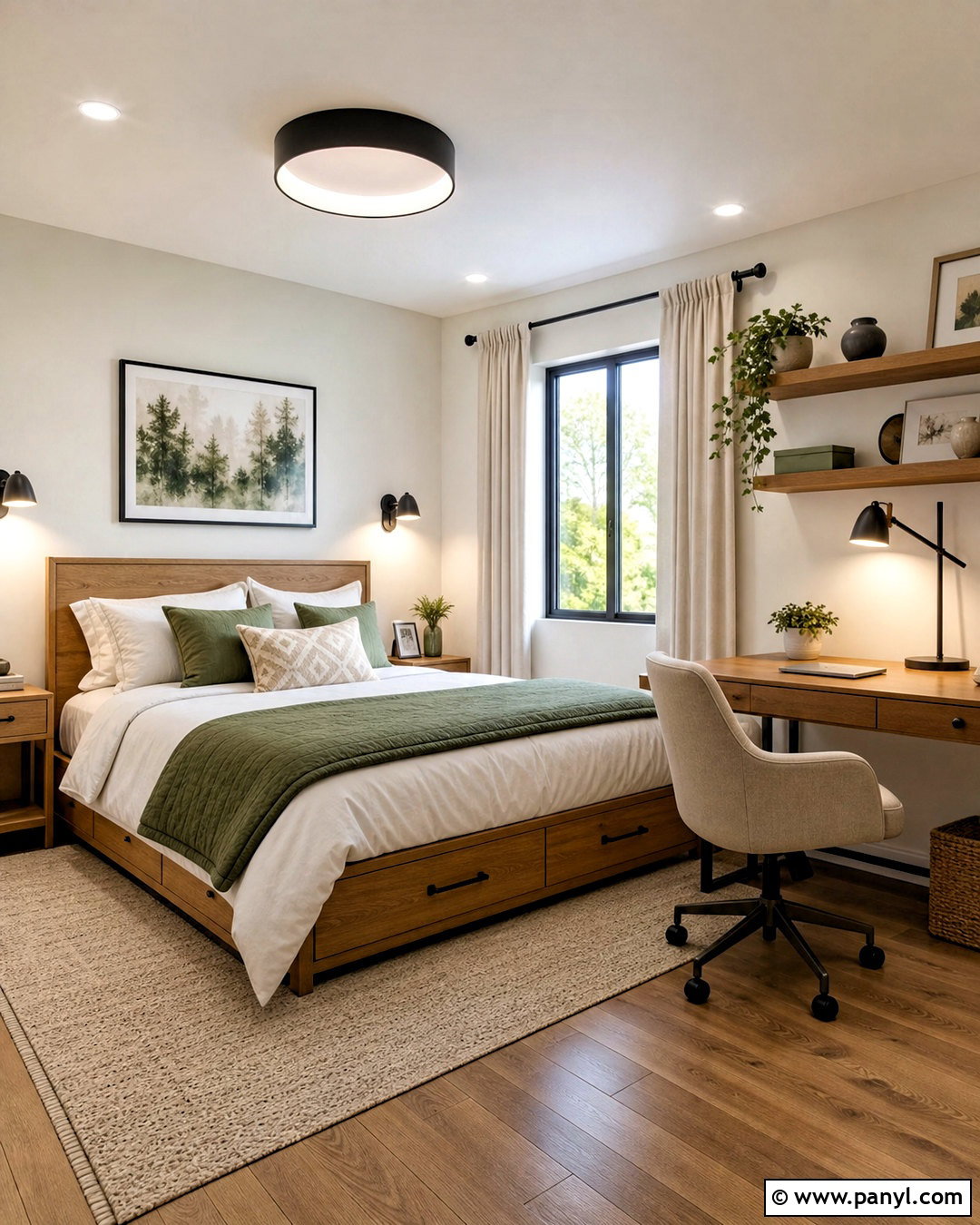 Guest Room Office Combo - 20 guest room ideas