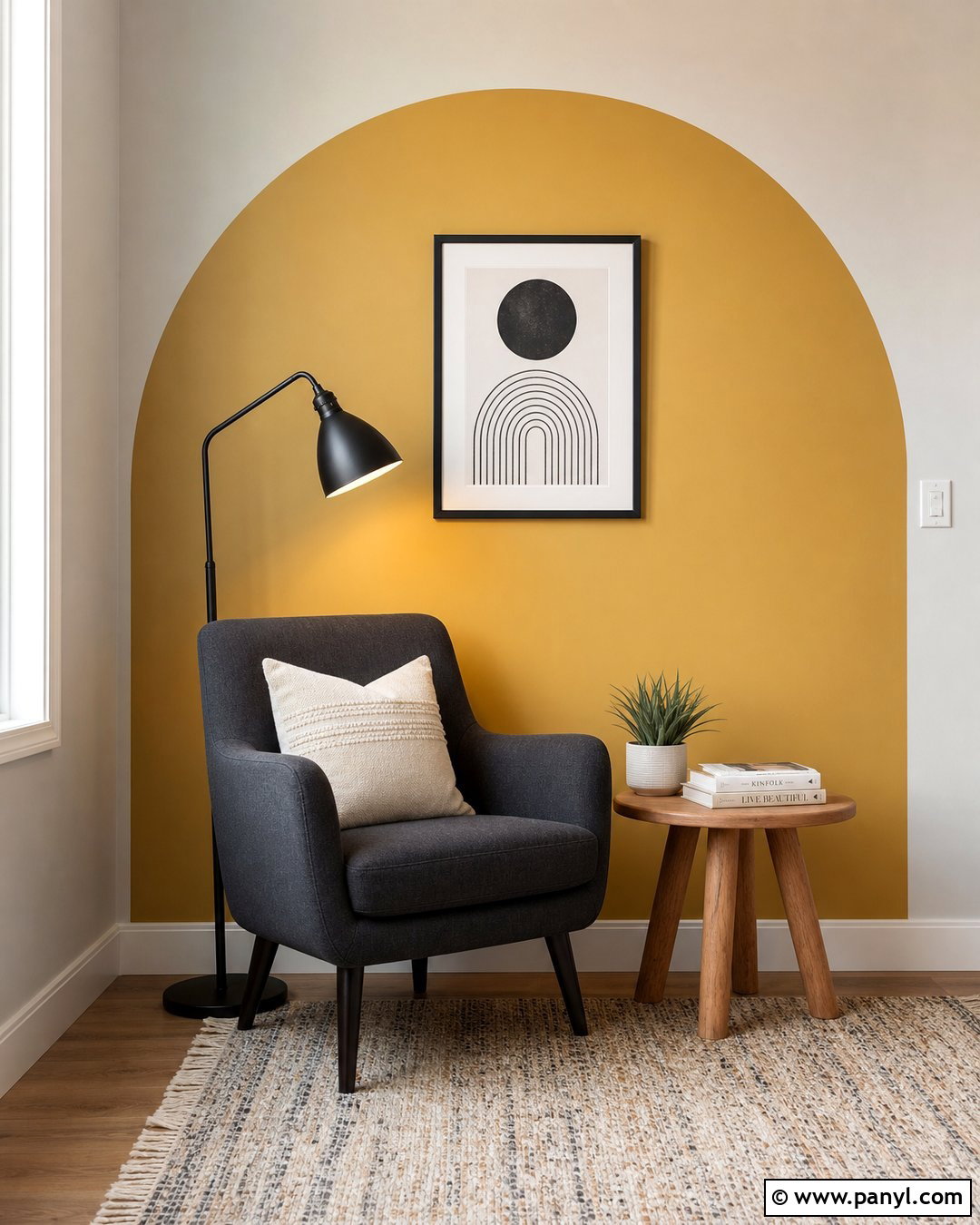 Half Circle Wall Paint - 30 Paint On Wall Ideas