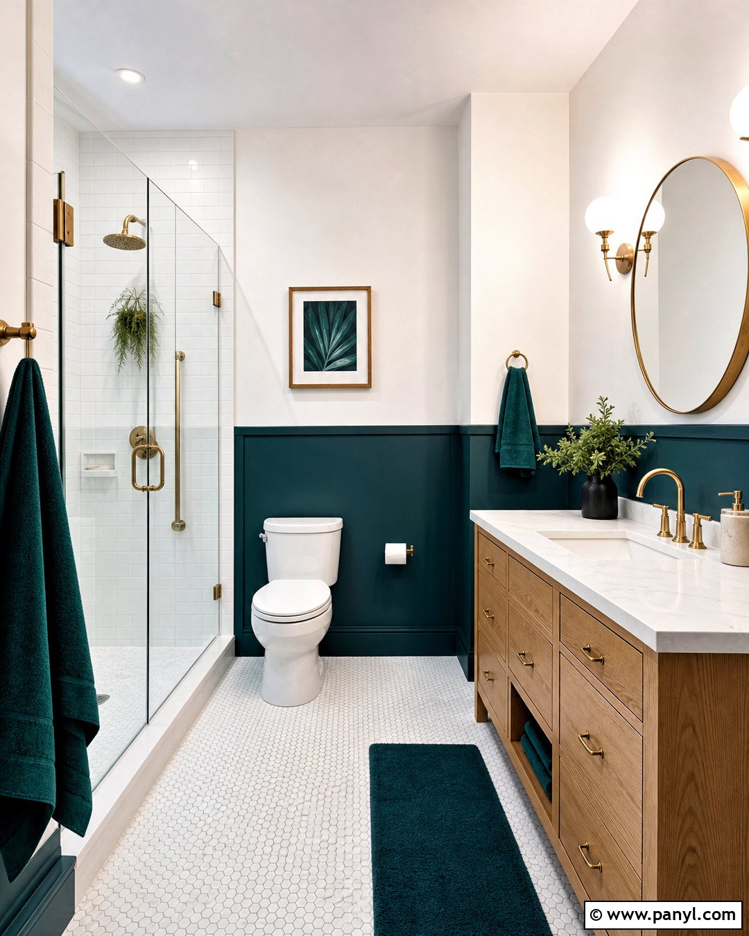 Half Painted Bathroom Walls - 20 home wall painting ideas
