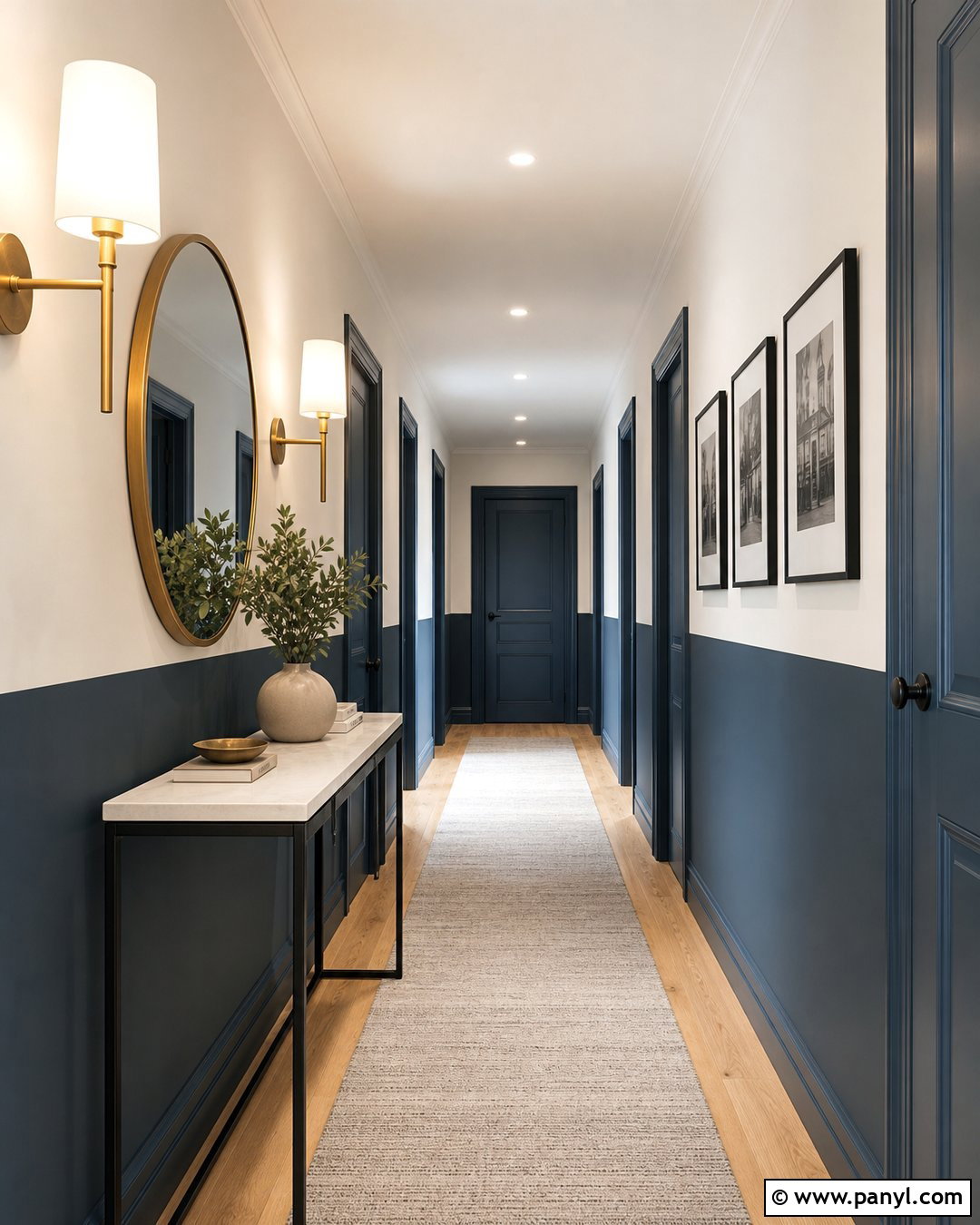 Half Painted Wall - 30 Modern Wall Paint Ideas