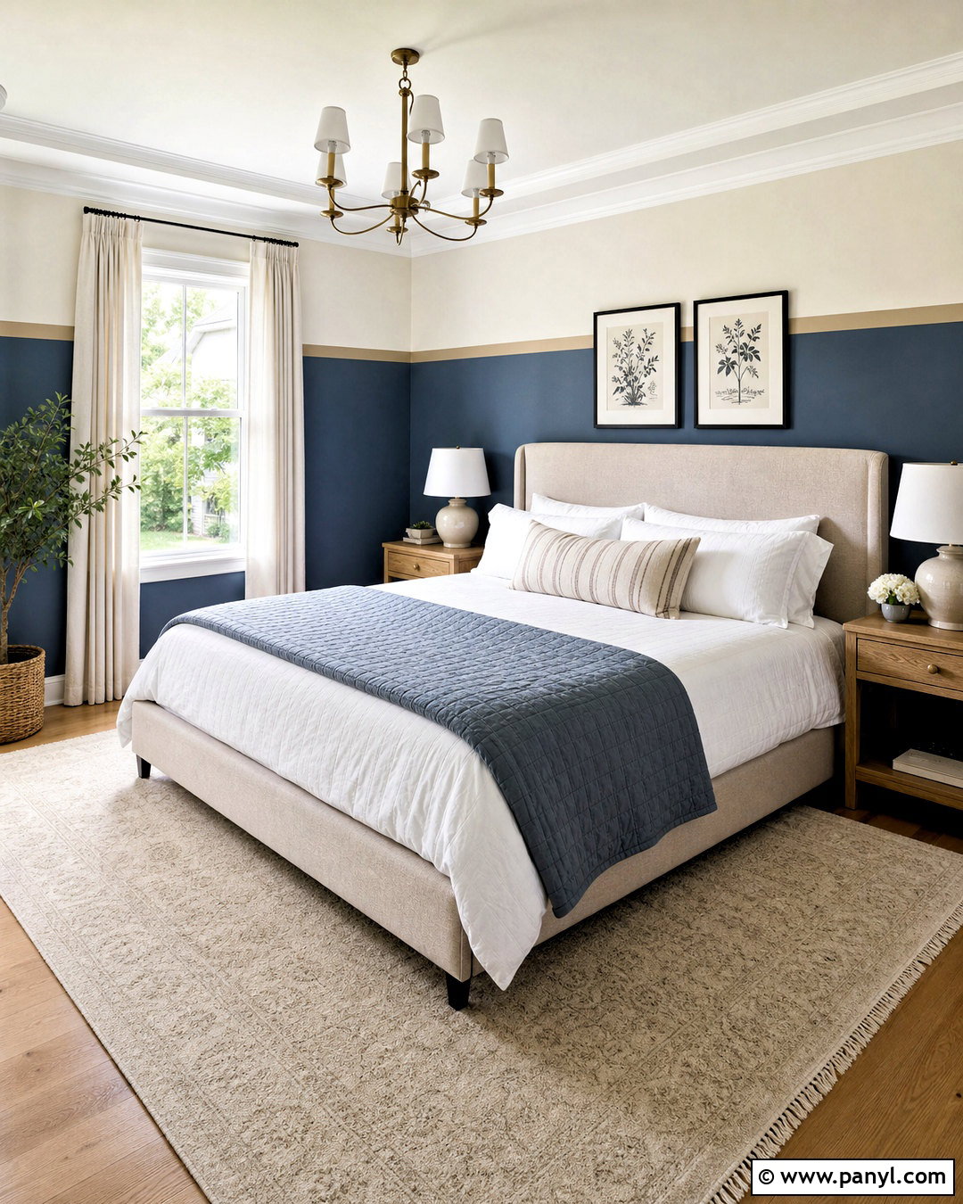 Half Wall Bedroom Paint Pattern - 20 wall paint patterns bedroom ideas