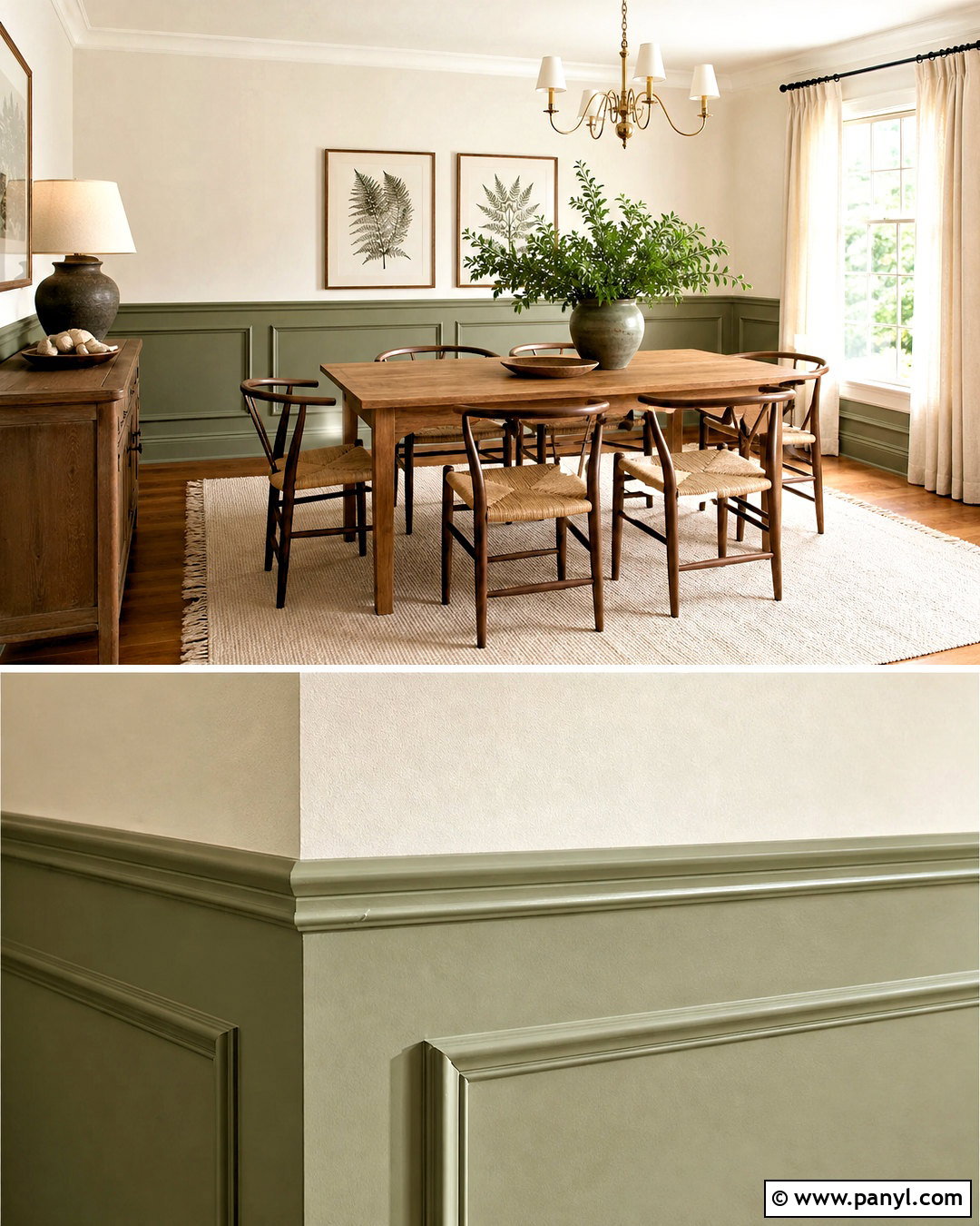 Half Wall Moulding - 20 wall moulding ideas