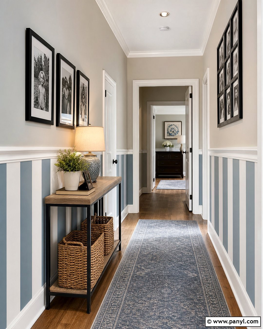 Half Wall Paint Stripes - 30 Wall Lines Paint Stripes