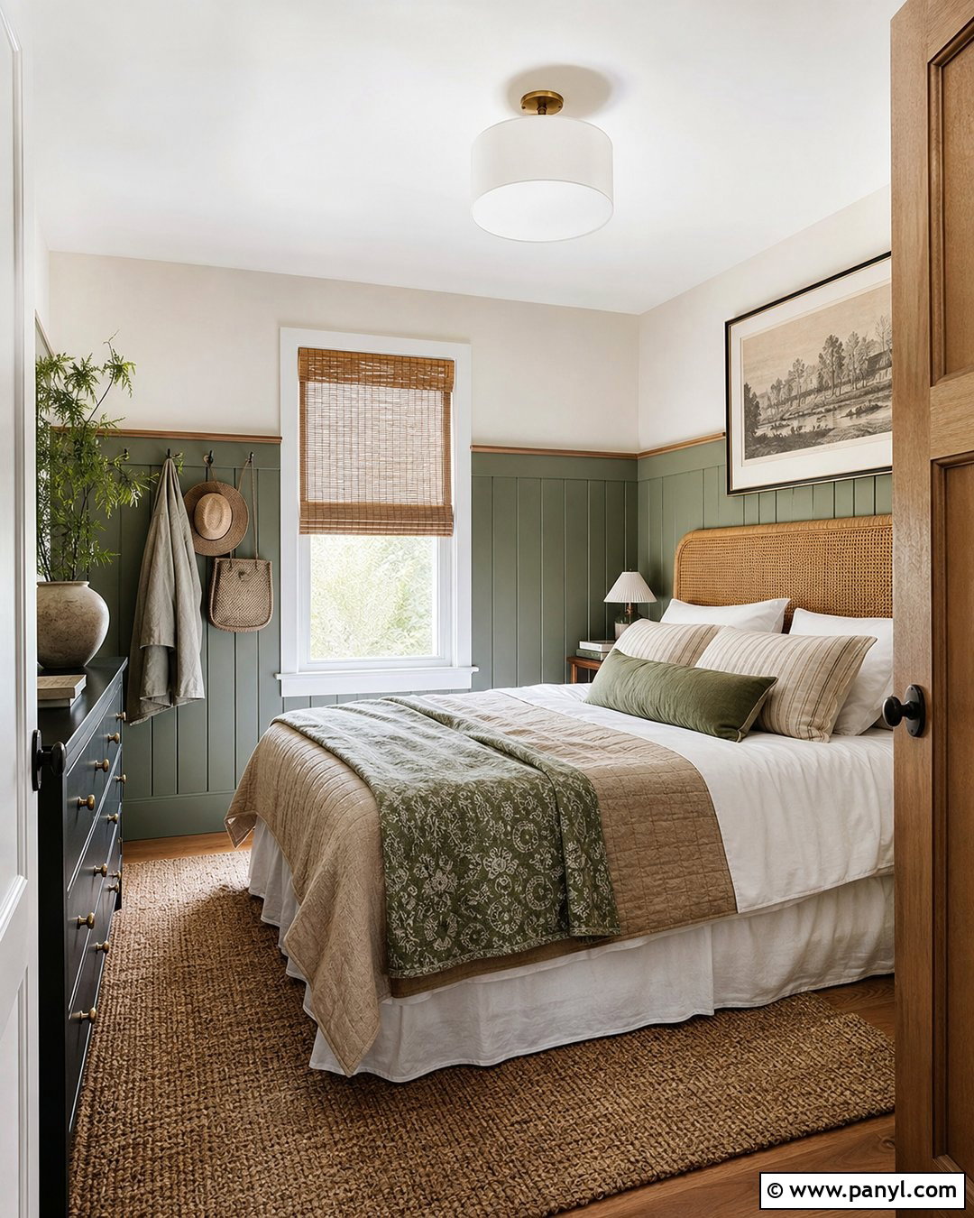 Half Wall Paneling Accent Wall - 25 Small Room Accent Wall Ideas