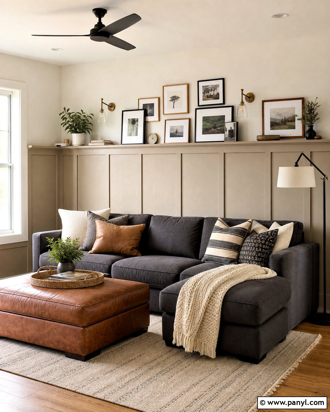 Half Wall With Picture Ledge - 20 half wall accent ideas